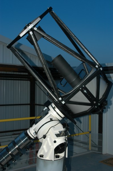 Telescope on mount